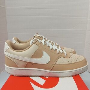 Nike Court Vision Lo Shoes Men's Size 11.5 Sanddrift Sail Hemp IB4495 126